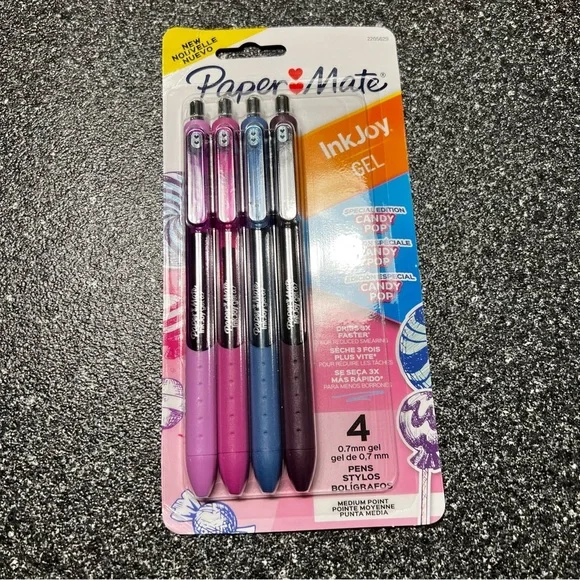 Paper Mate InkJoy Gel Pens 0.7mm ( Candy Pop Edition) - Picture 1 of 4